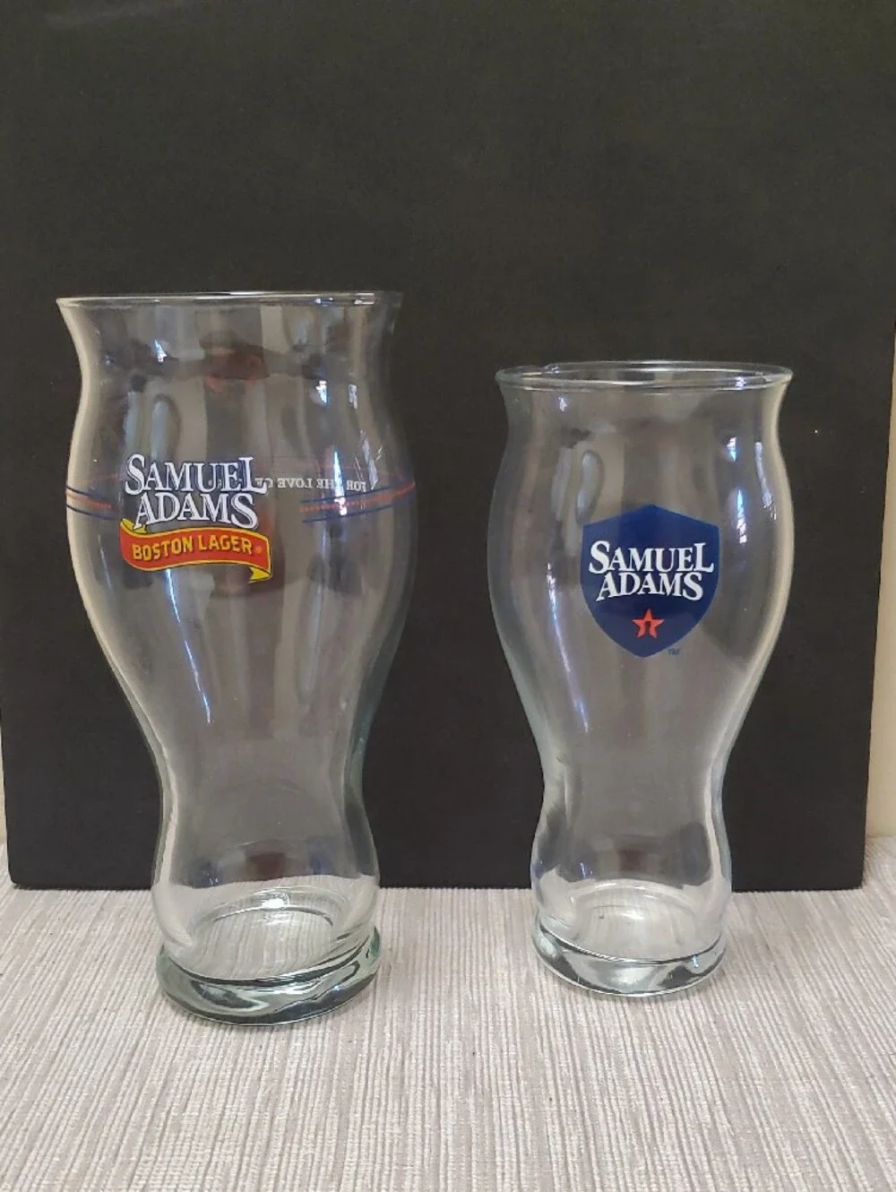 Samuel Adams Boston Lager Pint Drinking Beer Glasses - Set of 3 - 22 Oz.